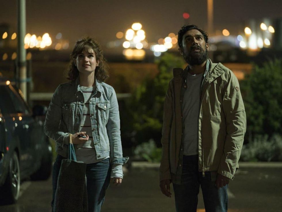 Lily James and Hamish Patel in Yesterday