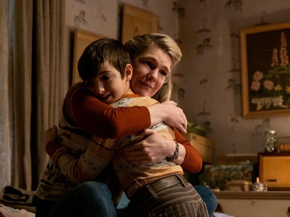 Lily Rabe and Daniel Ranieri in The Tender Bar