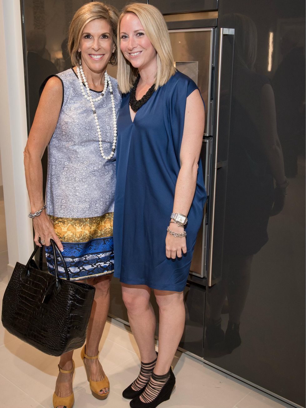Linda Garner, Amy Present, Pirch preview dinner