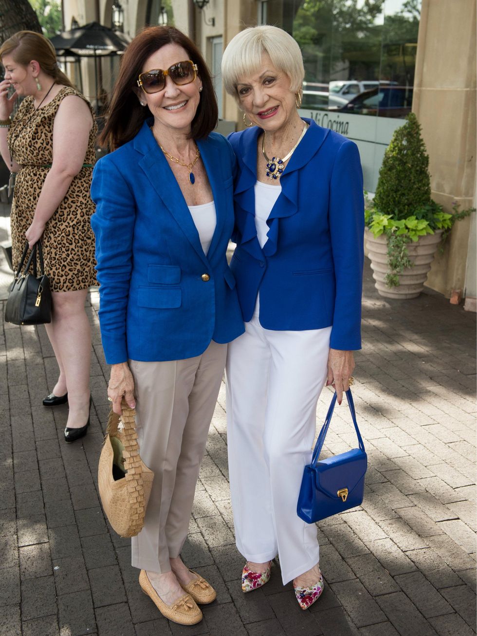Linda Slaughter, Barbara Bigham, Art in Bloom 2014 honorary chairman, art in bloom