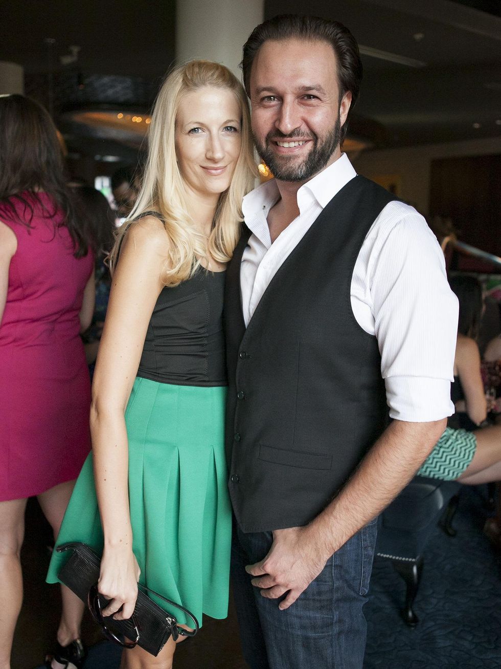 Linda Snorina, Sinan Gurman, CultureMap Dallas Social Cocktail Party, NYLO Southside