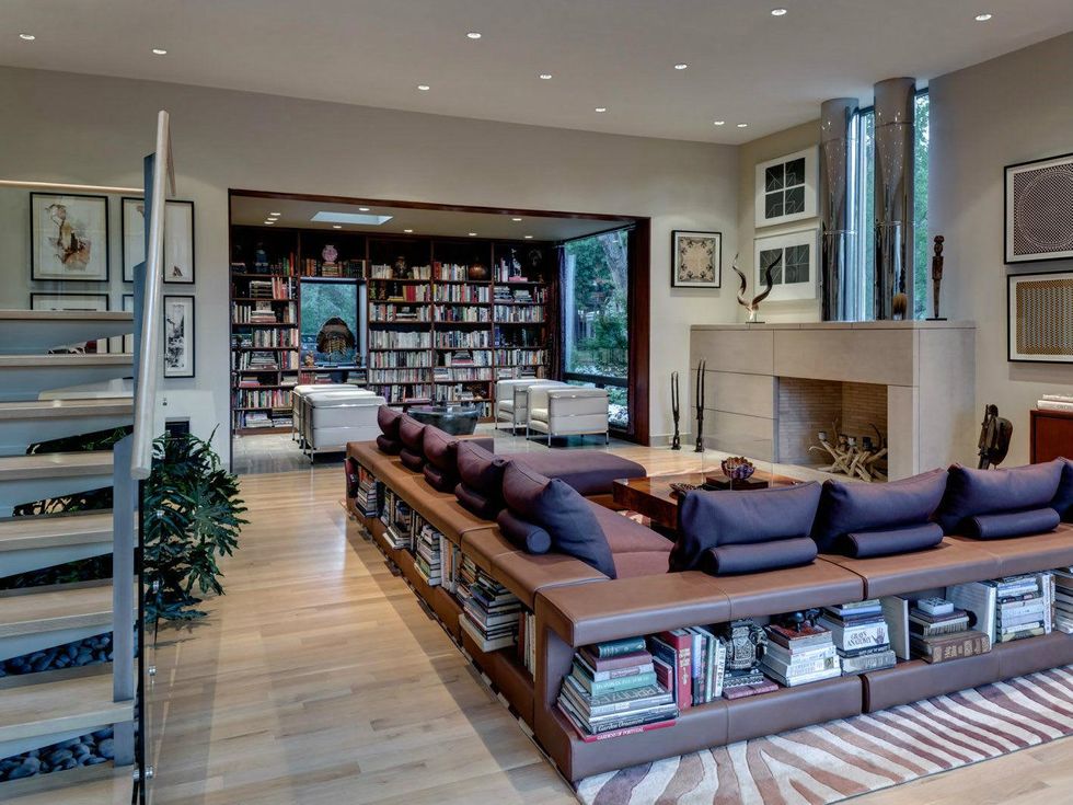 lindenwood living library, dallas homes tour