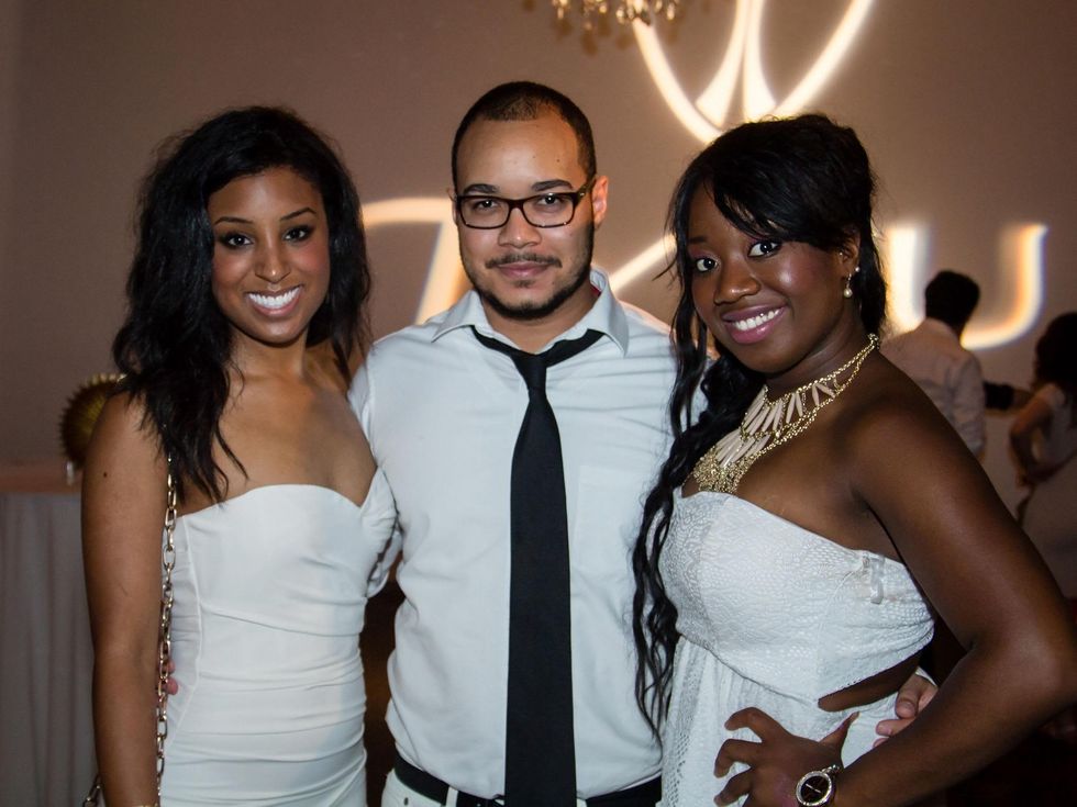 Lindsay Marzett, Kyle Affoon, Caresse Bucchan, White Party