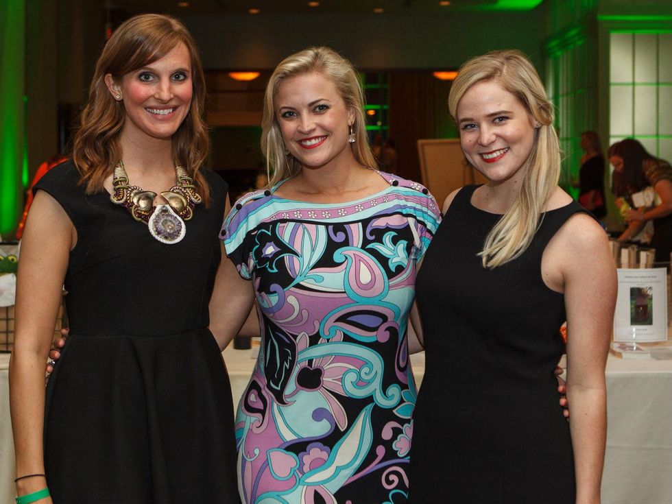 Lindsey Goodier, Nina Tollett, Louisa Oberman, RMH Young Friends Party