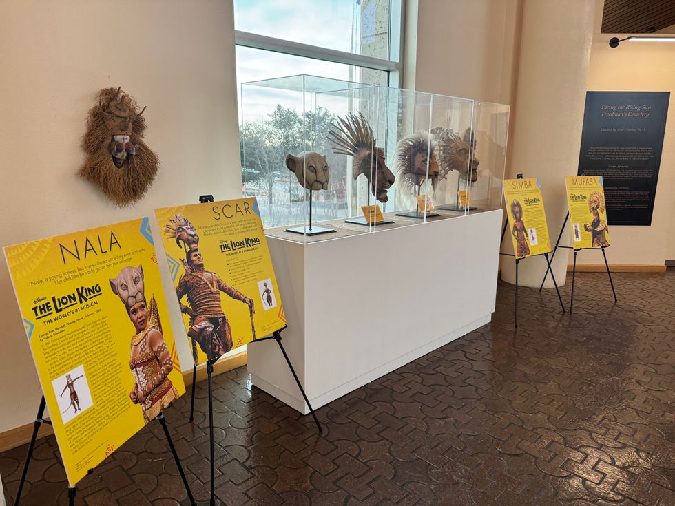 Lion King exhibit African American Museum