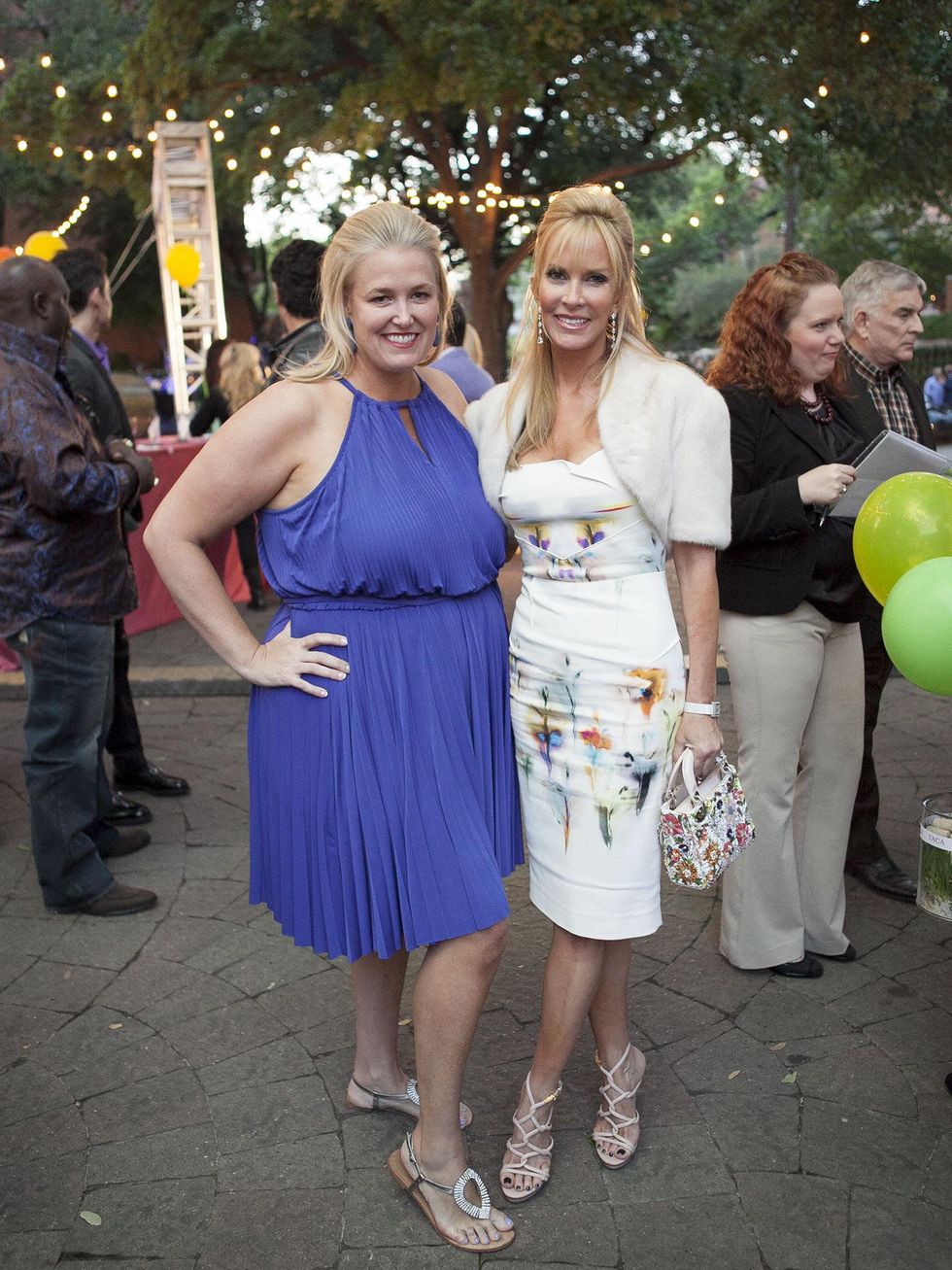 Lisa Ogle, Nancy Rogers, TACA, Party on the Green