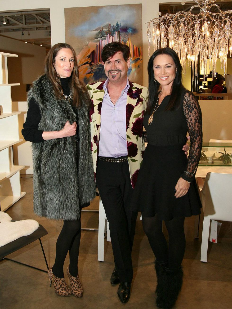 Lisa Petty, Steve Kemble, LeeAnne Locken, No Tie Kick Off