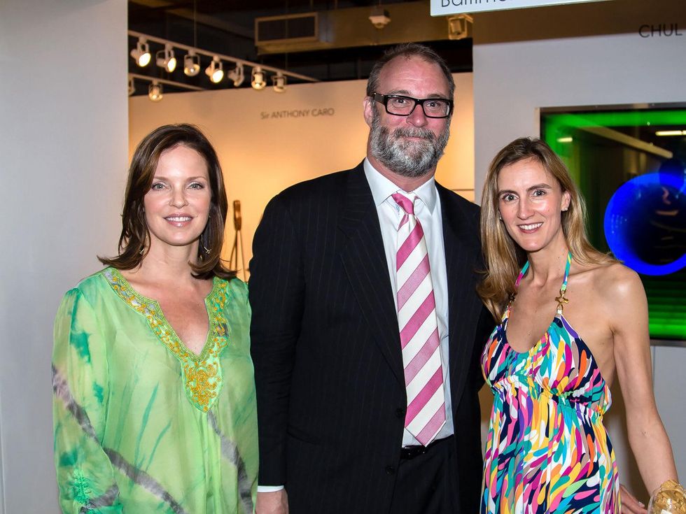Lisa Wilson, Tearlach Hutcheson, Rachel Kelton, dallas art fair preview gala