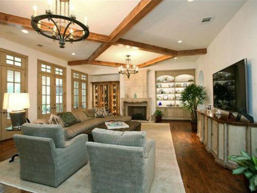 Living area at 3801 Normandy Ave. in Dallas
