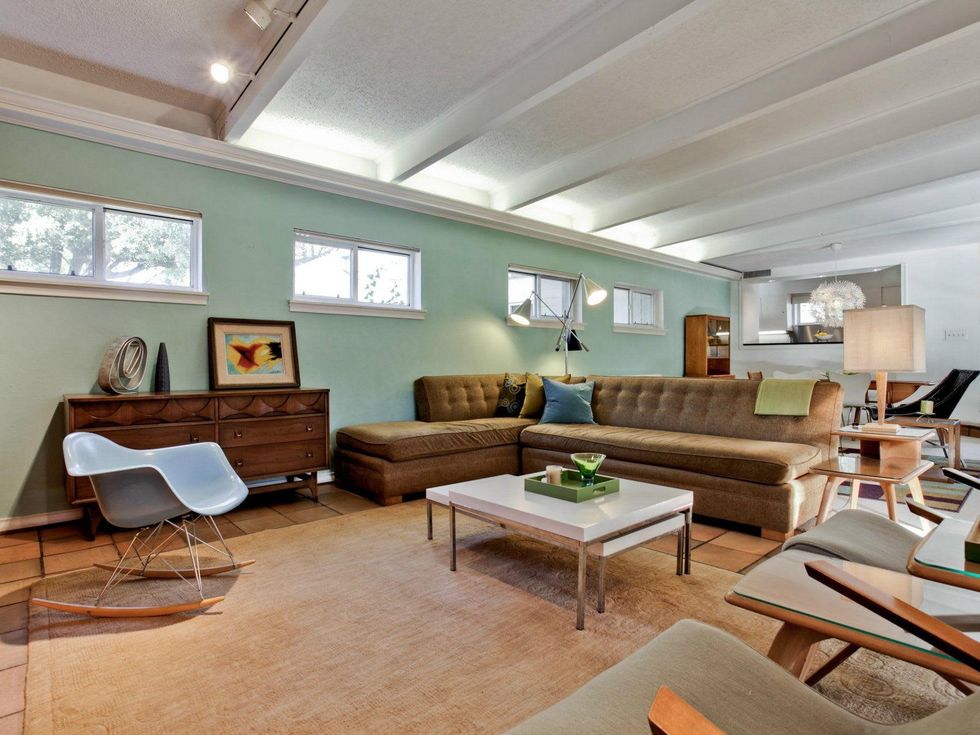 Living room at 11023 Pinocchio Dr. in Dallas