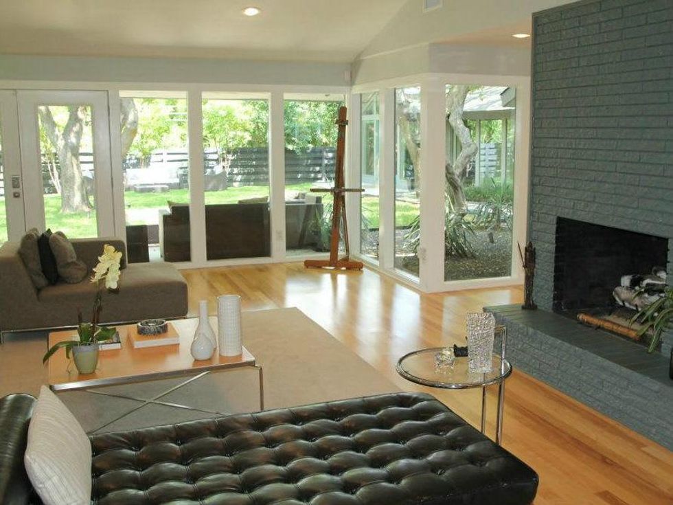 Living room at 11316 Valleydale Dr. in Dallas