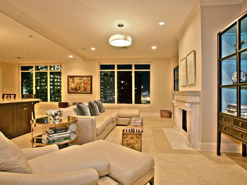 Living room at 2525 N. Pearl #1102B