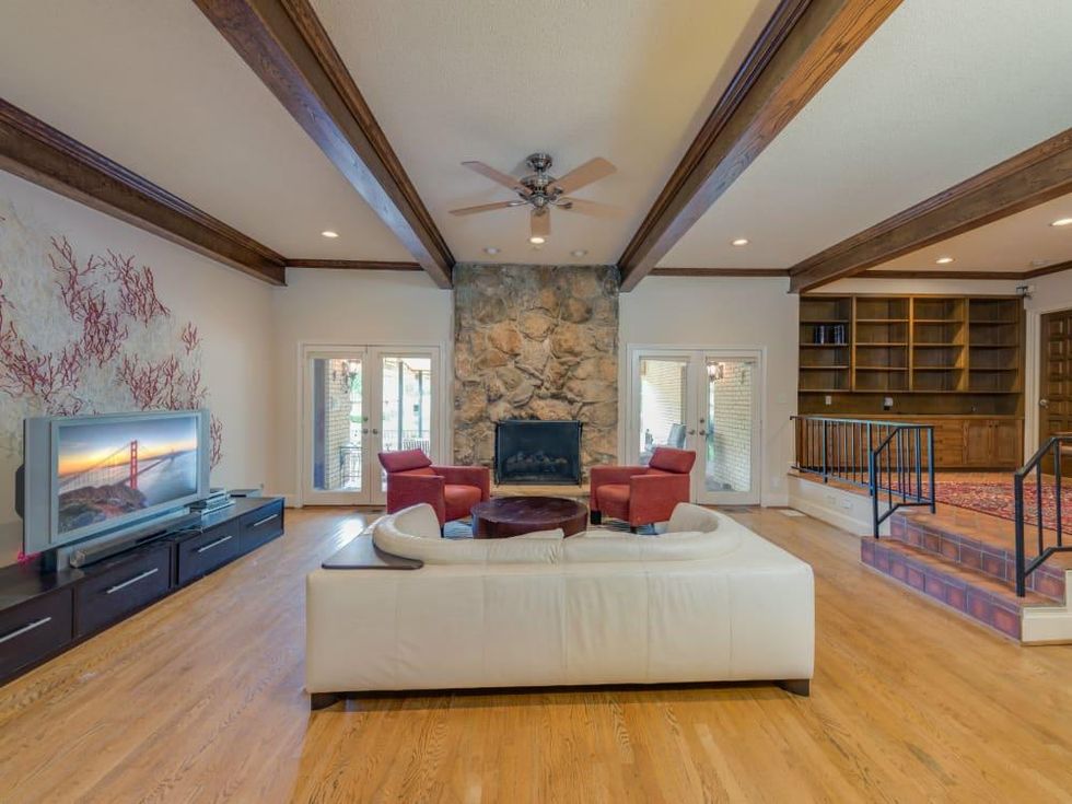 Living room at 4224 Briar Creek in Dallas