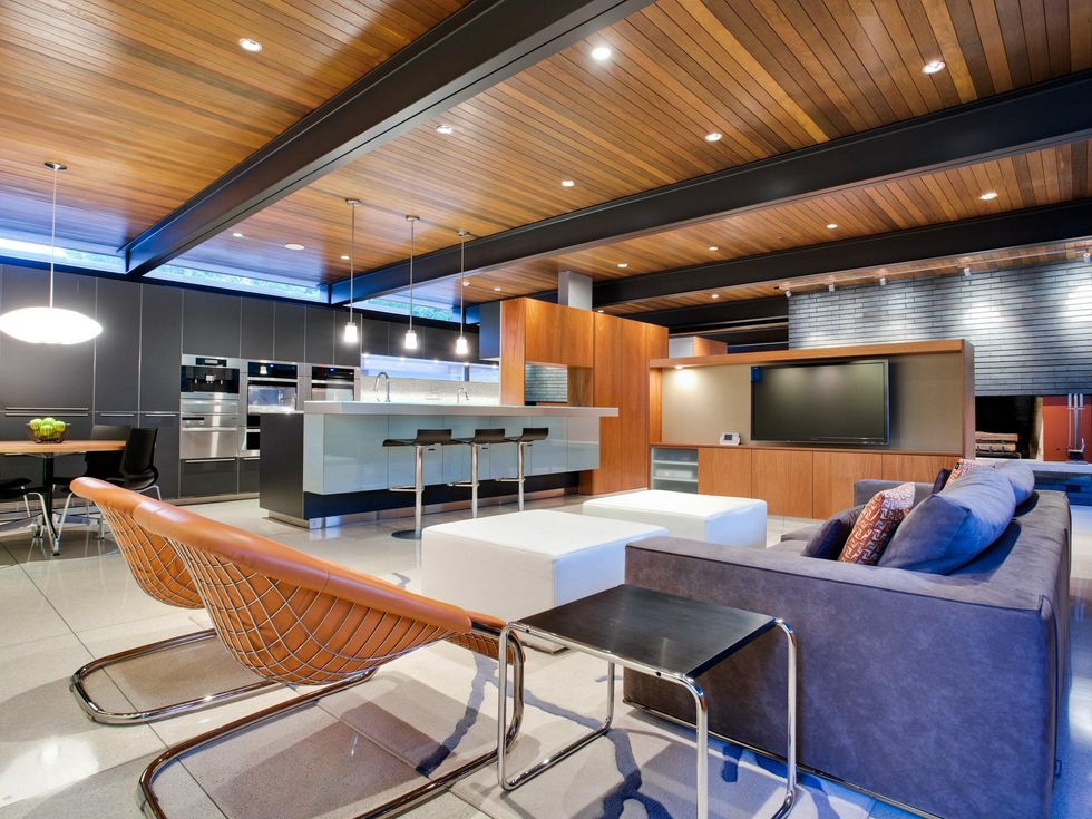 Living room at 4755 Chapel Hill Rd. in Dallas