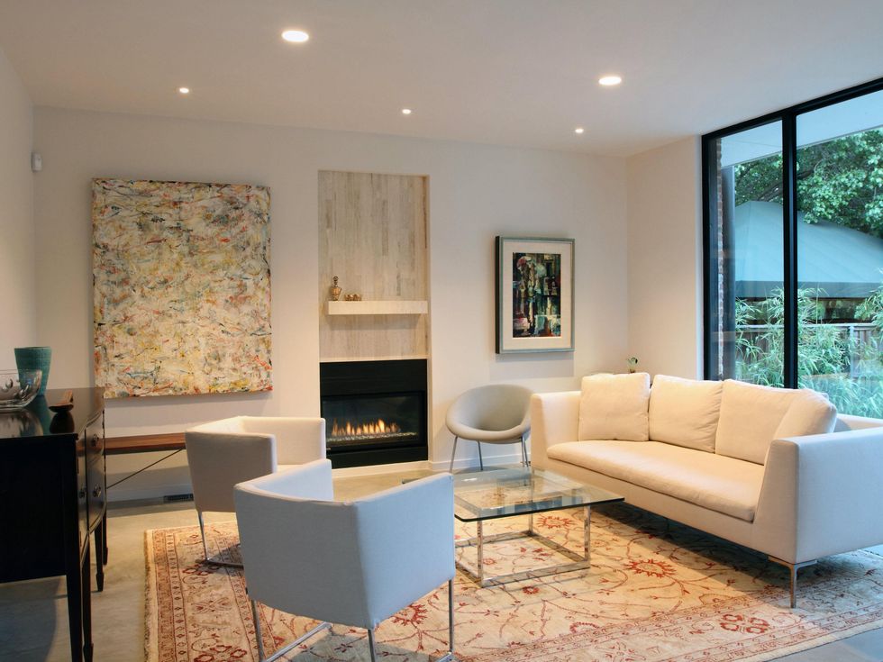 Living room at 5544 Waneta in Dallas