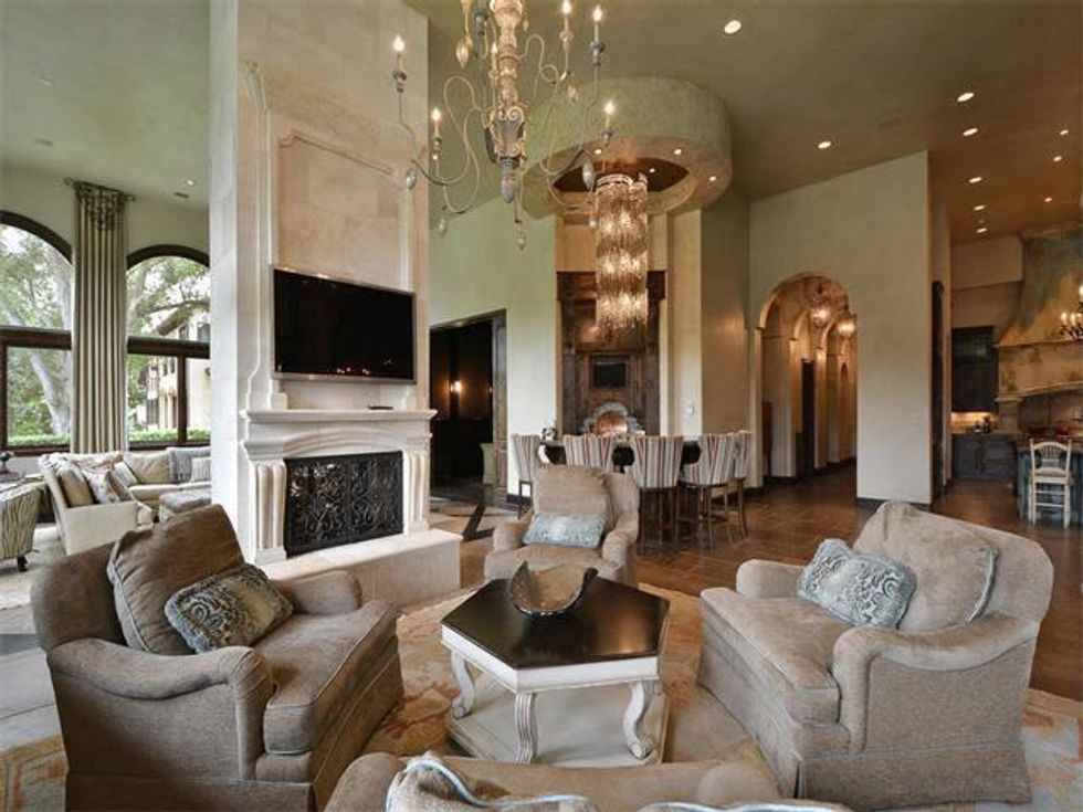 Living room at 8300 Big View Dr. in Austin