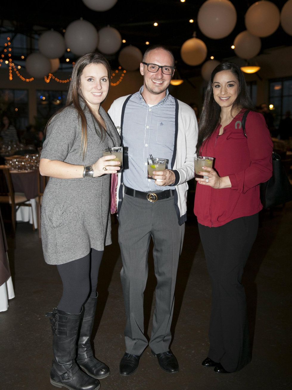 Liz Edwards, Thomas Barker, Christina Ureta at Tequila Appreciation Society