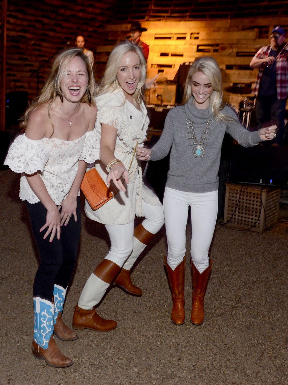 Lizzie Duplantis, Margretta Wikert, Katie Crow, RMHD Young Friends party