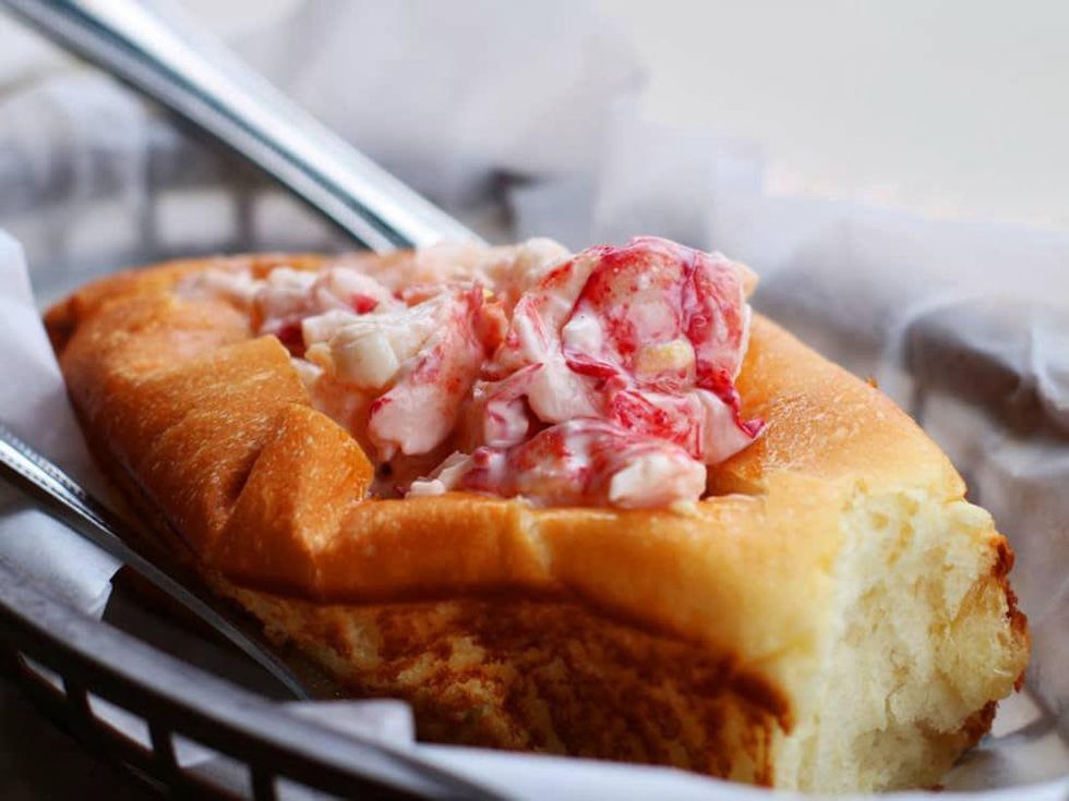 Lobster roll at 20 Feet Seafood Joint in Dallas