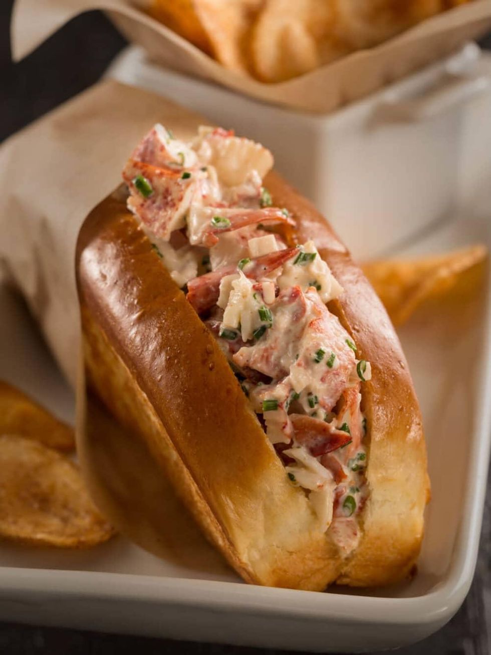 Lobster roll at iPic Theaters Fairview