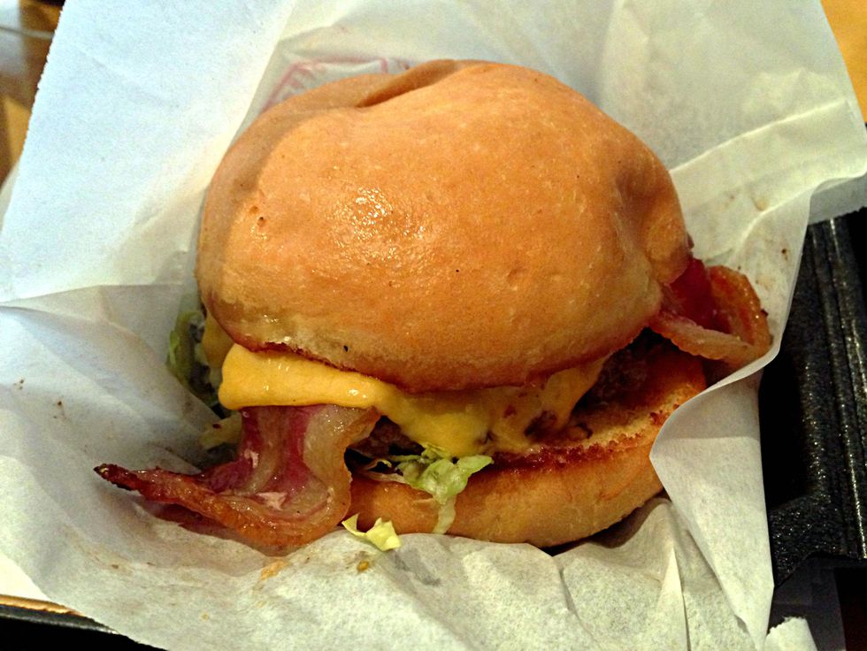 Locals Only burger at Off Site Kitchen