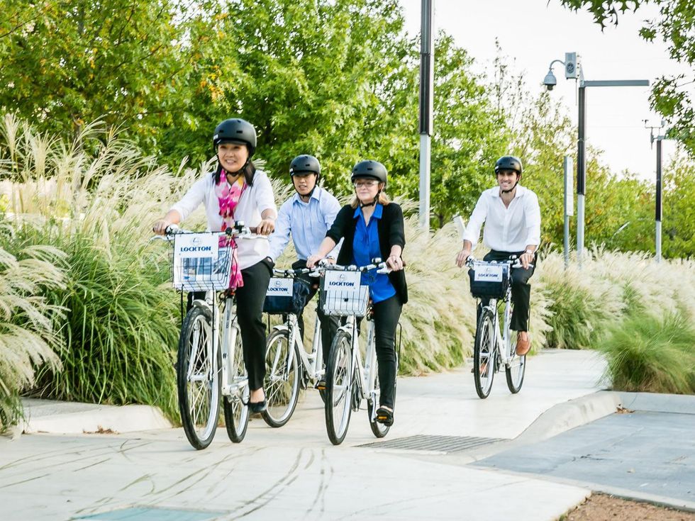 Lockton Companies Zagster bike sharing