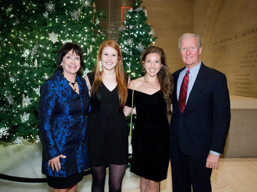 . Lois, Gracie, Julia, and Edwin Cartwright, deb presentation