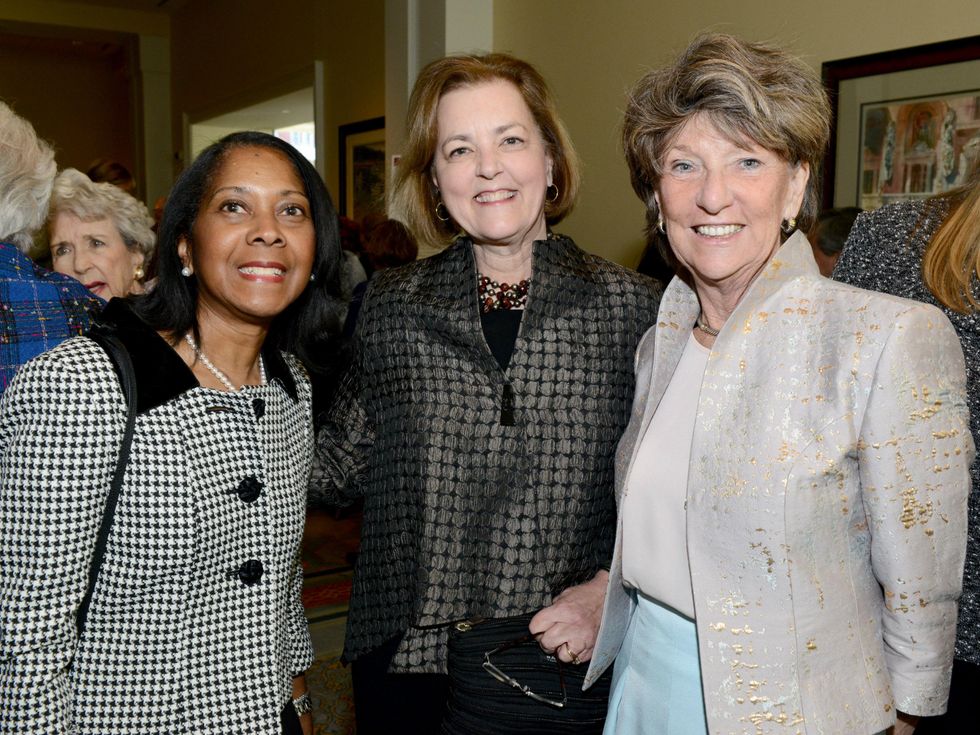 Lola Chriss, Mary Wilson, Ann McGinity, TWU awards