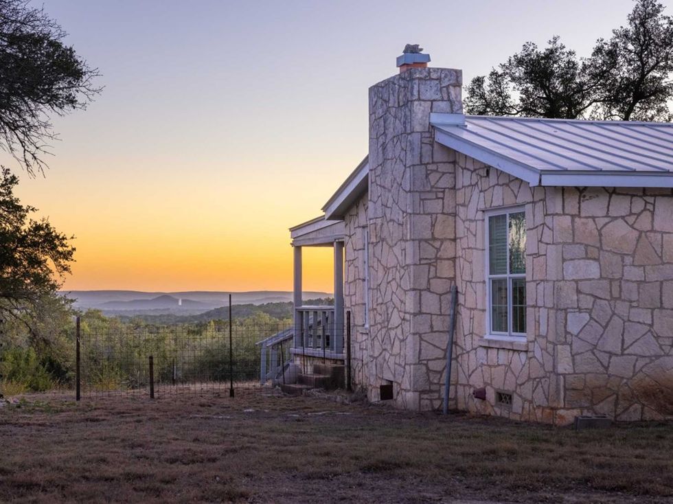 Lone Woman Ranch at Sunset