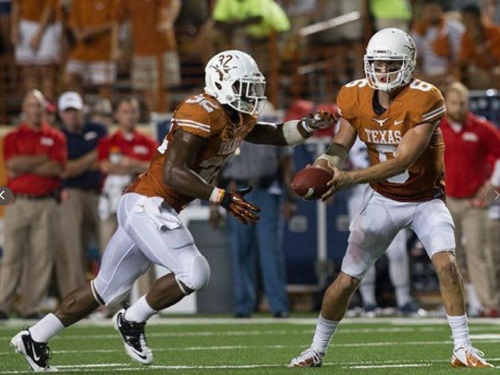 Longhorns Case McCoy and Johnathan Gray