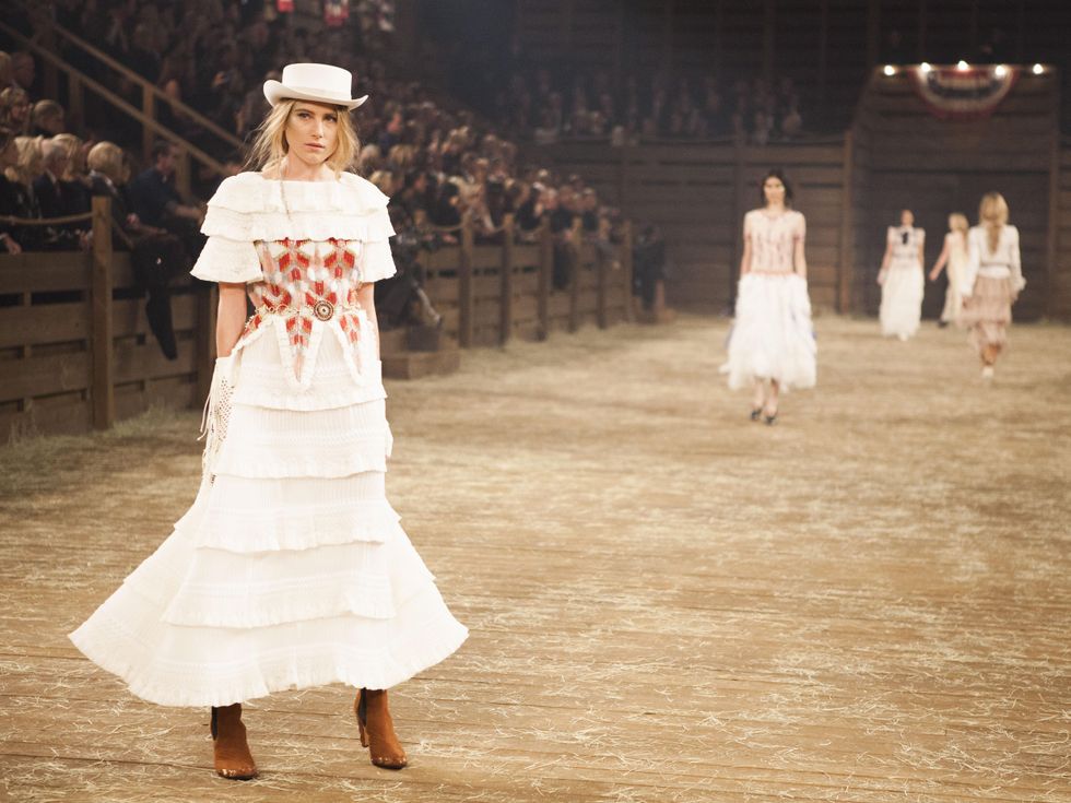 Look from Chanel Metiers d'Art in Dallas