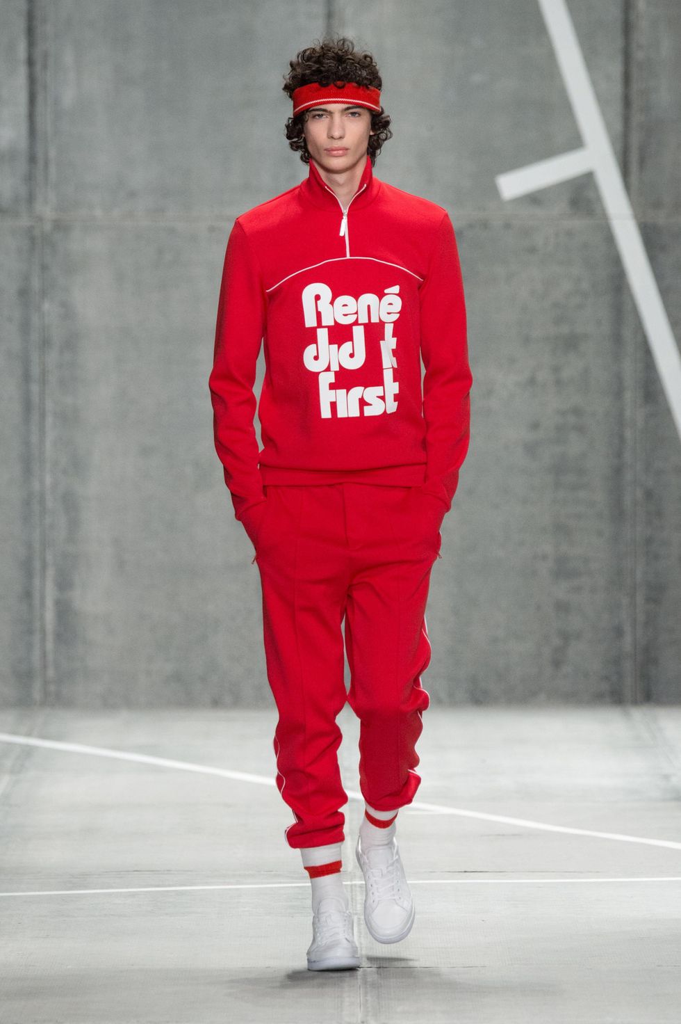 Look from Lacoste fall 2015 collection