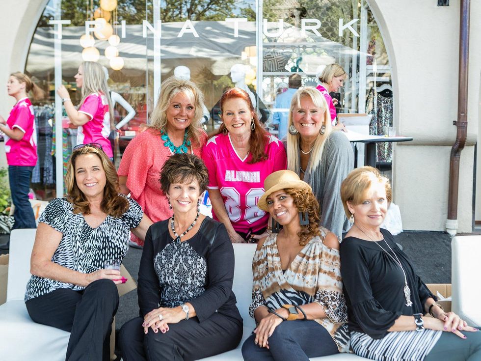 Lori Brawley Grawunder, Carole Rachal Torphy, Vicki Hammons Woodlee Carla Barnes Powers, Fredelyn Walters Christian, Sharon Clement Yates, Beverly Flower Gallagher