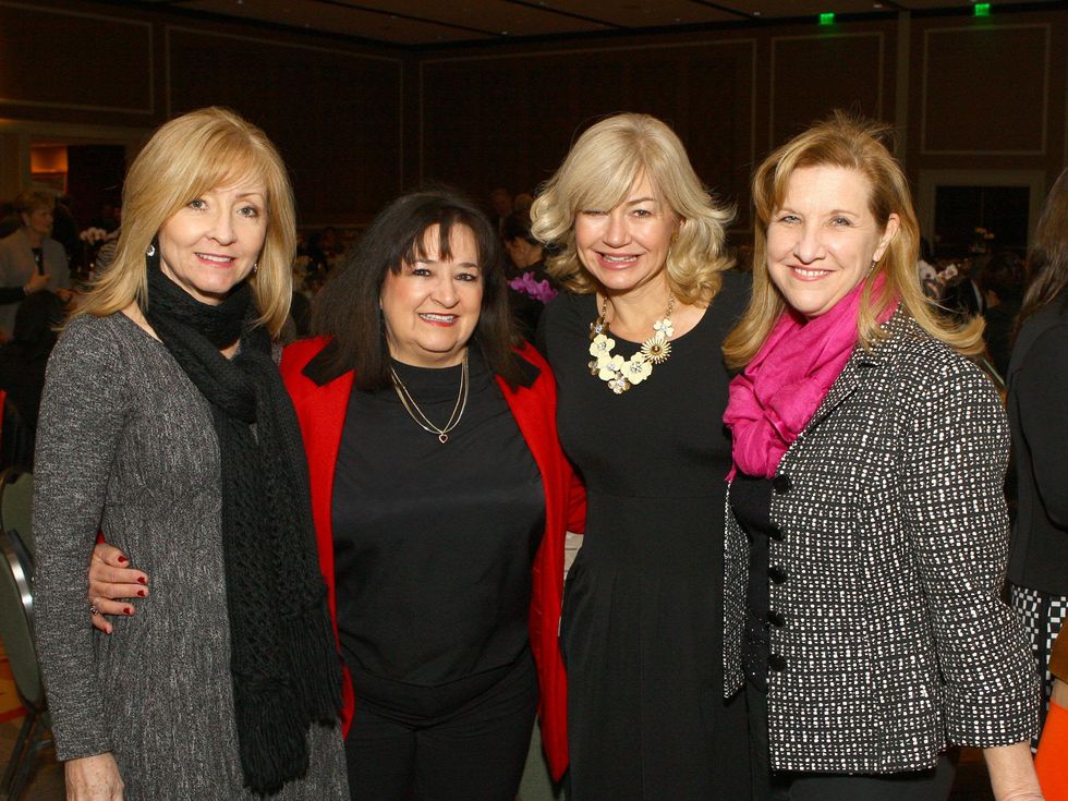 Lori Gibbens, Renee Sexton, Ashlee Kleinert, Sherri Daniel, Girl Scouts Luncheon