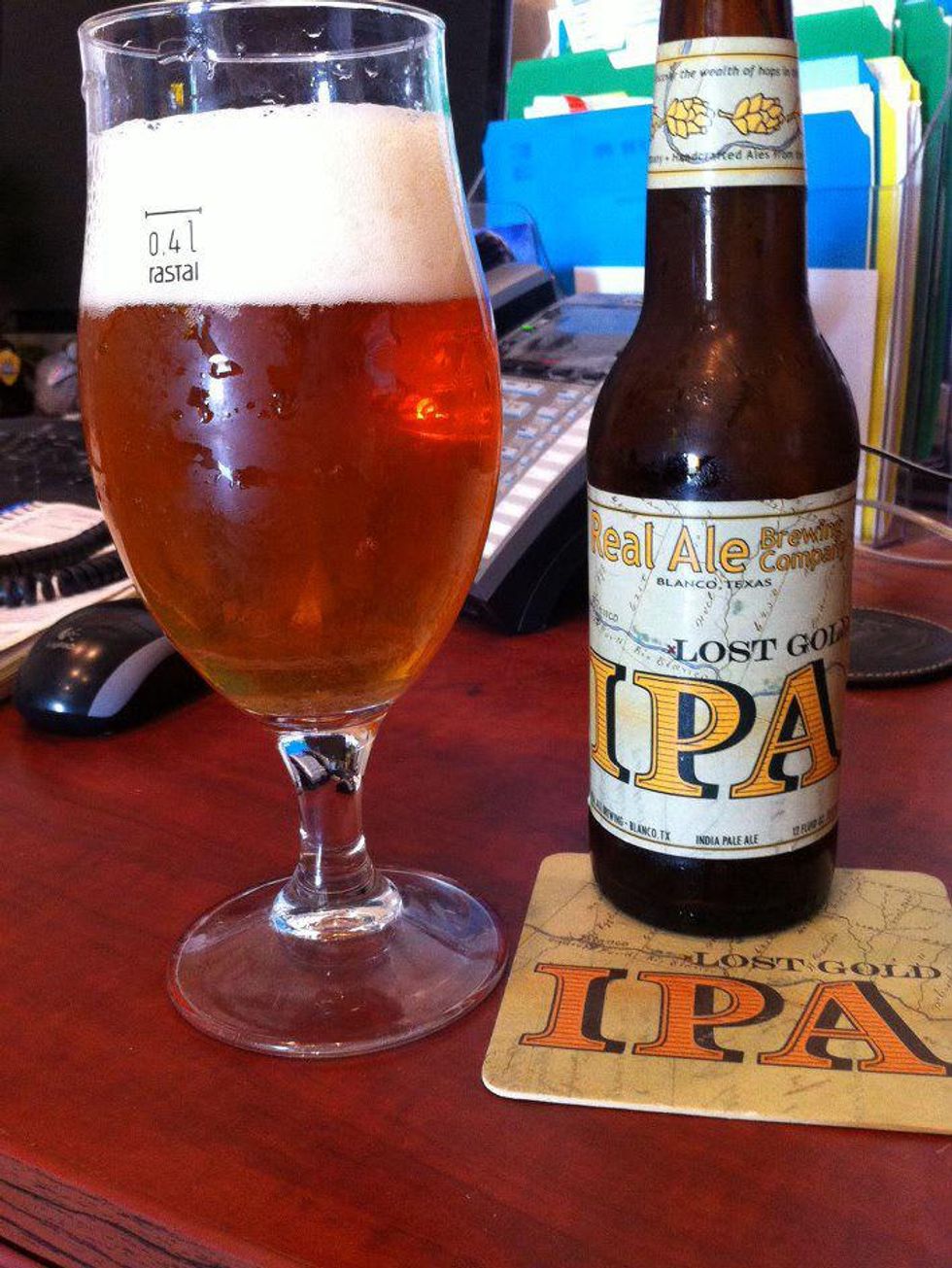 Lost Gold IPA from Real Ale Brewing Co.