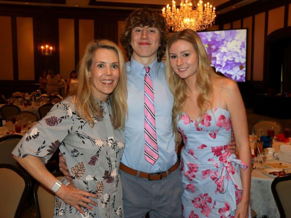 Louise Hallam Collins, Oliver Collins, Rachel Johnson