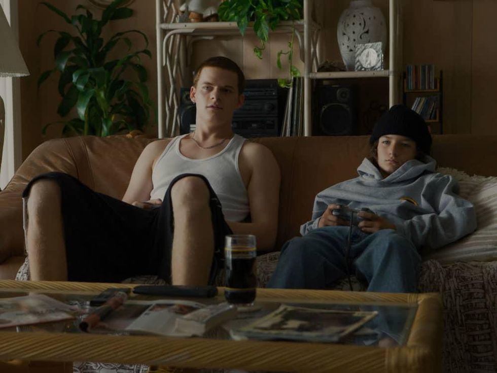 Lucas Hedges and Sunny Suljic in Mid90s