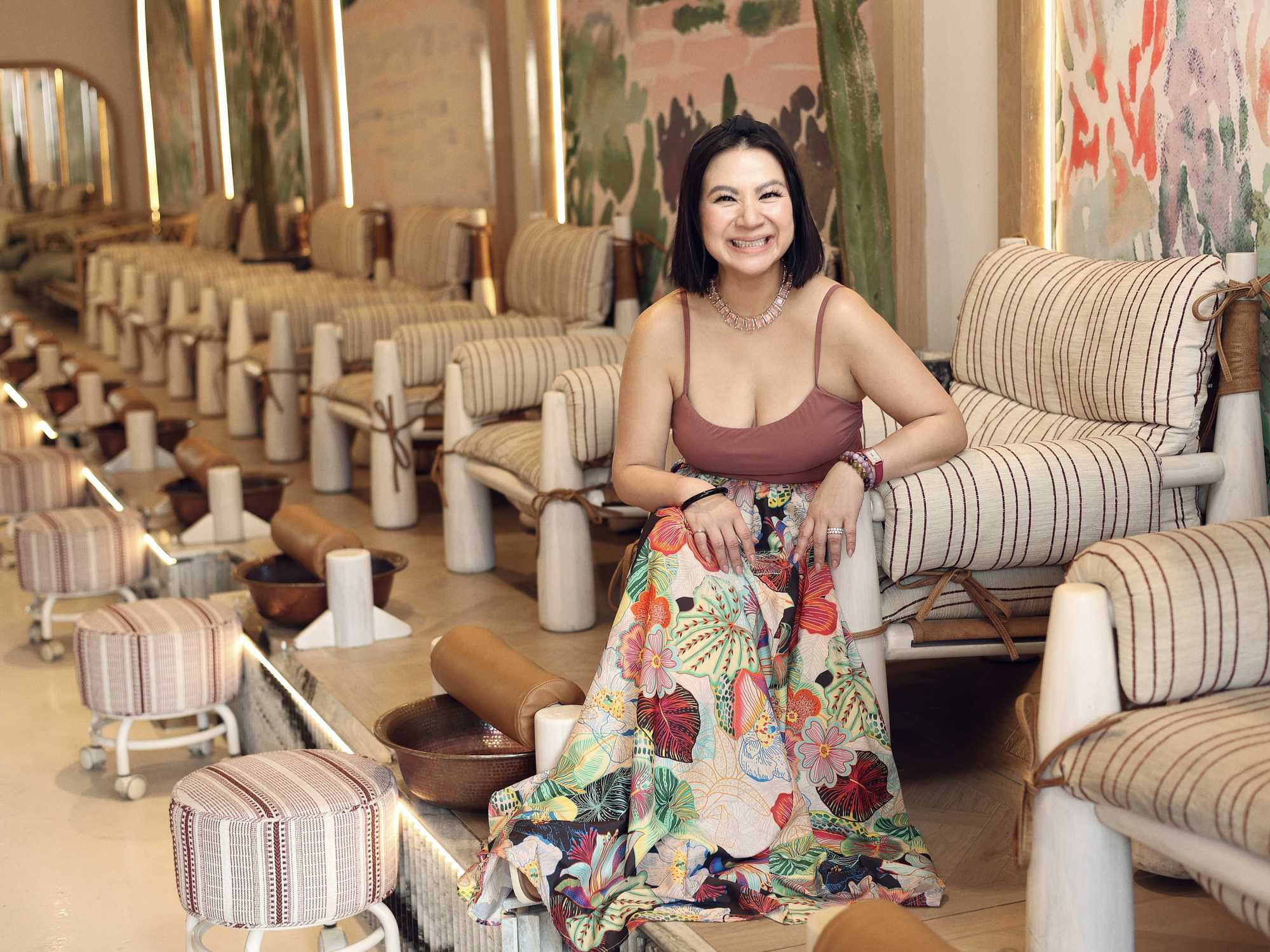 Lucy Dang Pink Pedi
