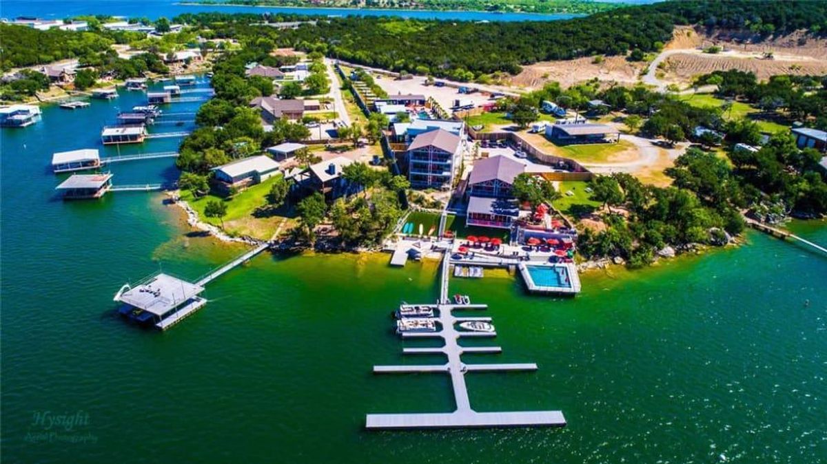 Lush is a 2.6acre lakefront resort on Possum Kingdom Lake