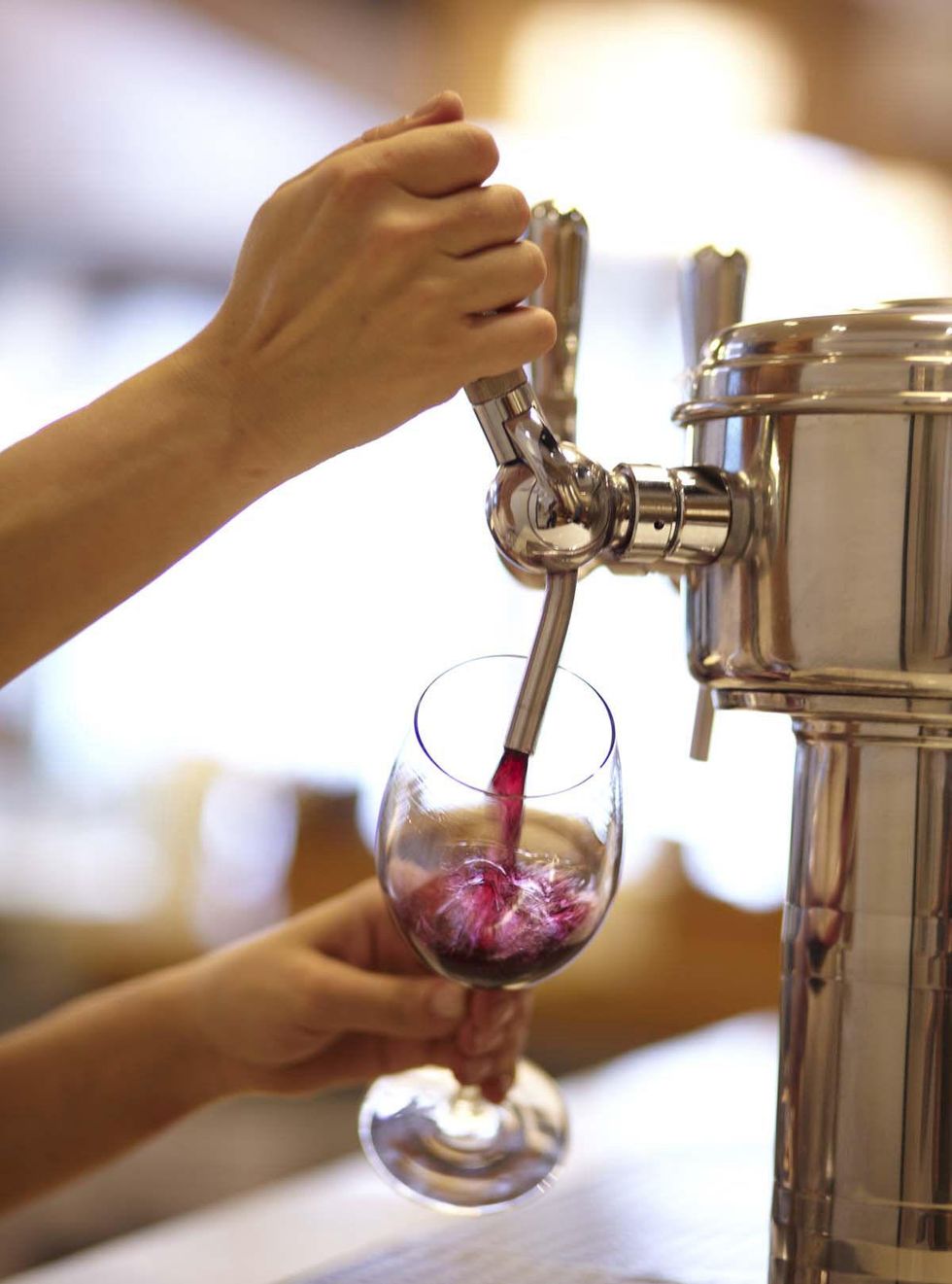 LYFE Kitchen wine on tap