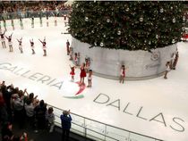 Back-flipping Santa and fireworks accompany tree lighting at Galleria Dallas