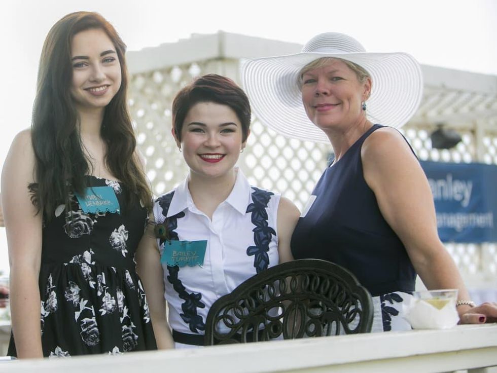 Madeline Hendrick with Bailey and Denise Turfitt
