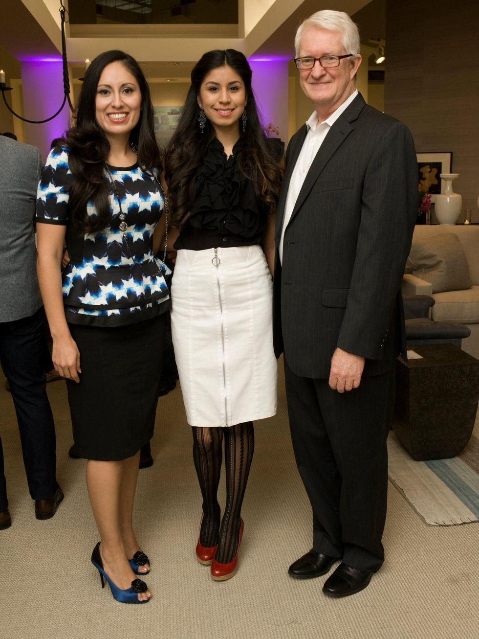 Madeline Morales, Vanesa Herrera, Jon Smither, culp associates celebrate 40 years