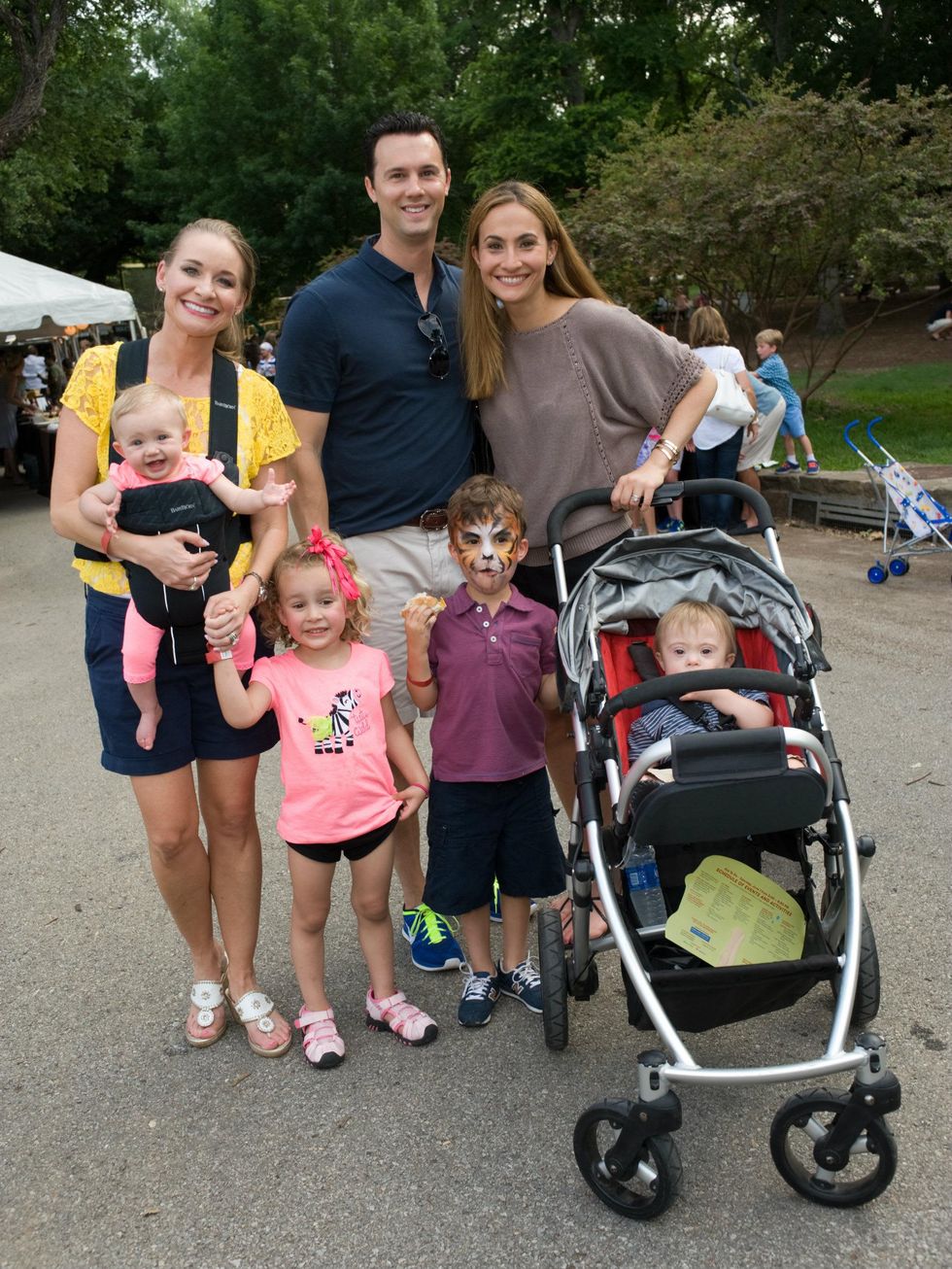 Maggie Kipp, Caroline Kipp, Katie Kipp, Anthony Harris, Chris Harris, Lauren Harris, Hunter Harris, Kid To Do Kickoff