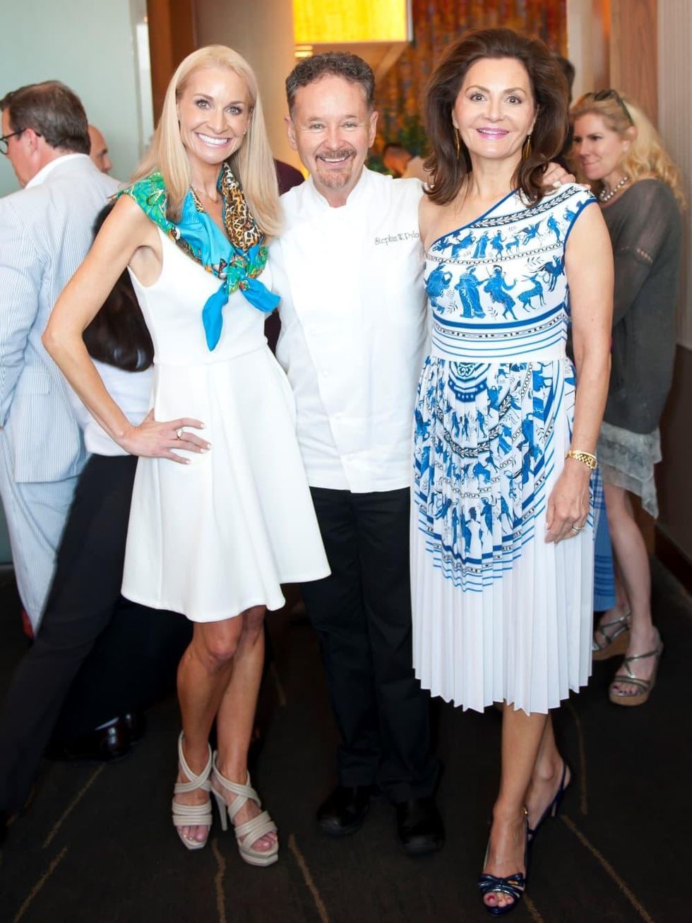 Maggie Kipp, Chef Stephan Pyles, Melinda Knowles