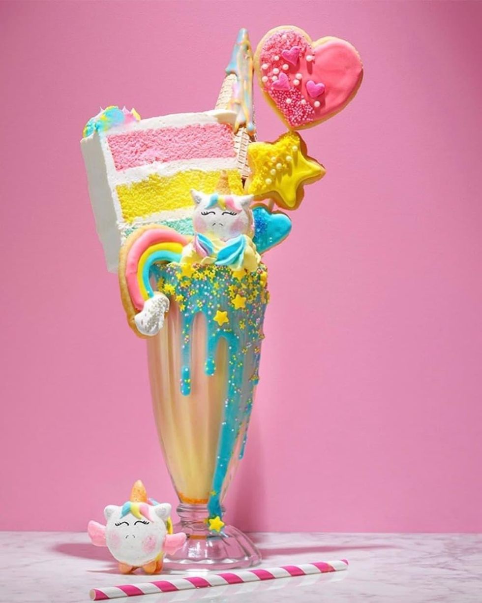 Magical Dessert bar unicorn milkshake