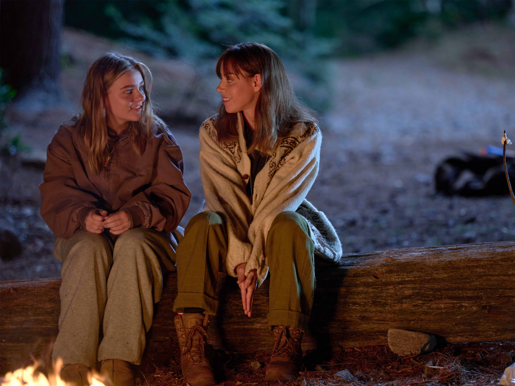 Maisy Stella and Aubrey Plaza in My Old Ass