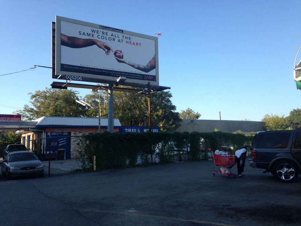 Make Art with Purpose Dialogues on Race billboard