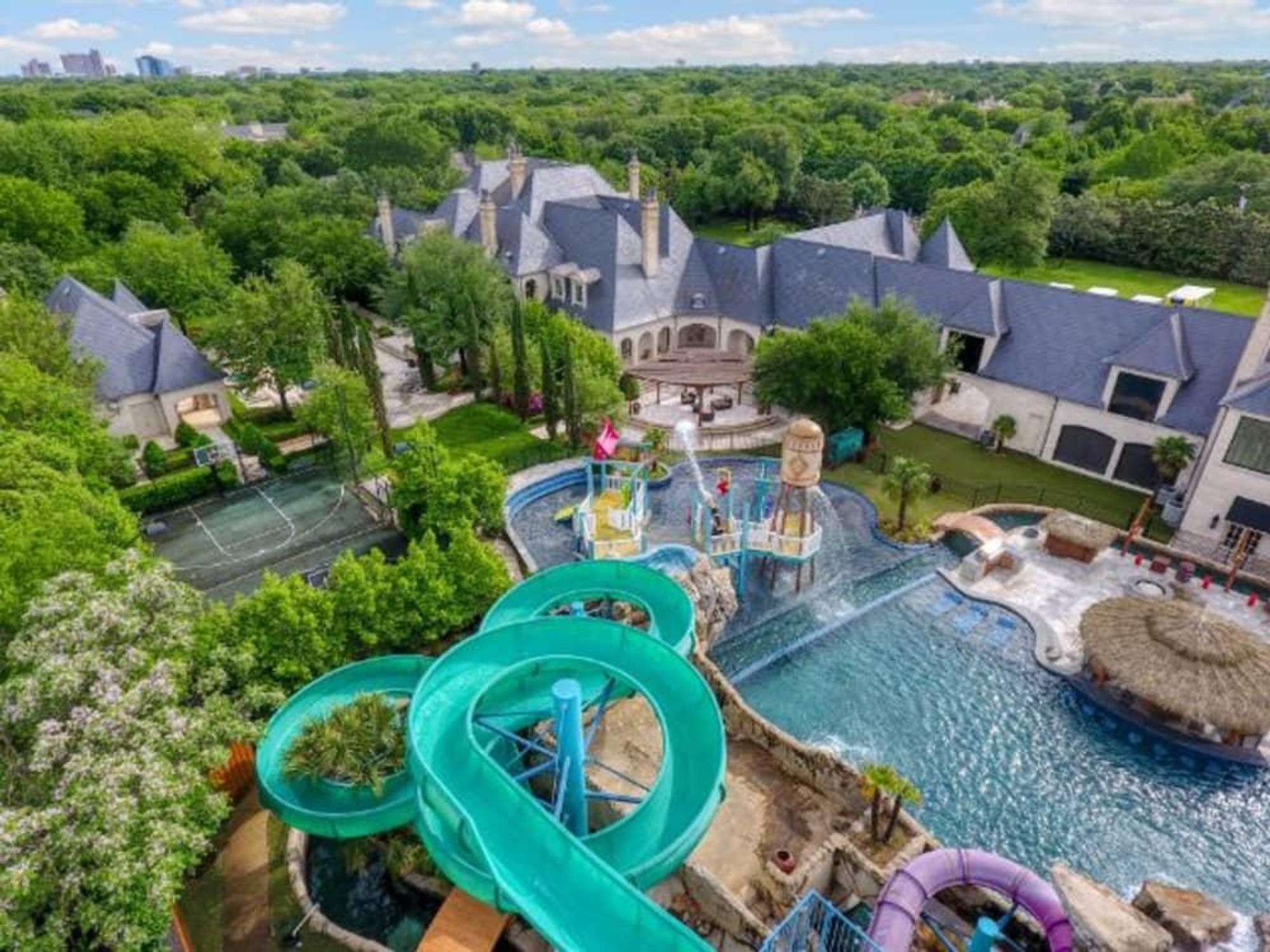 Malouf waterpark slide