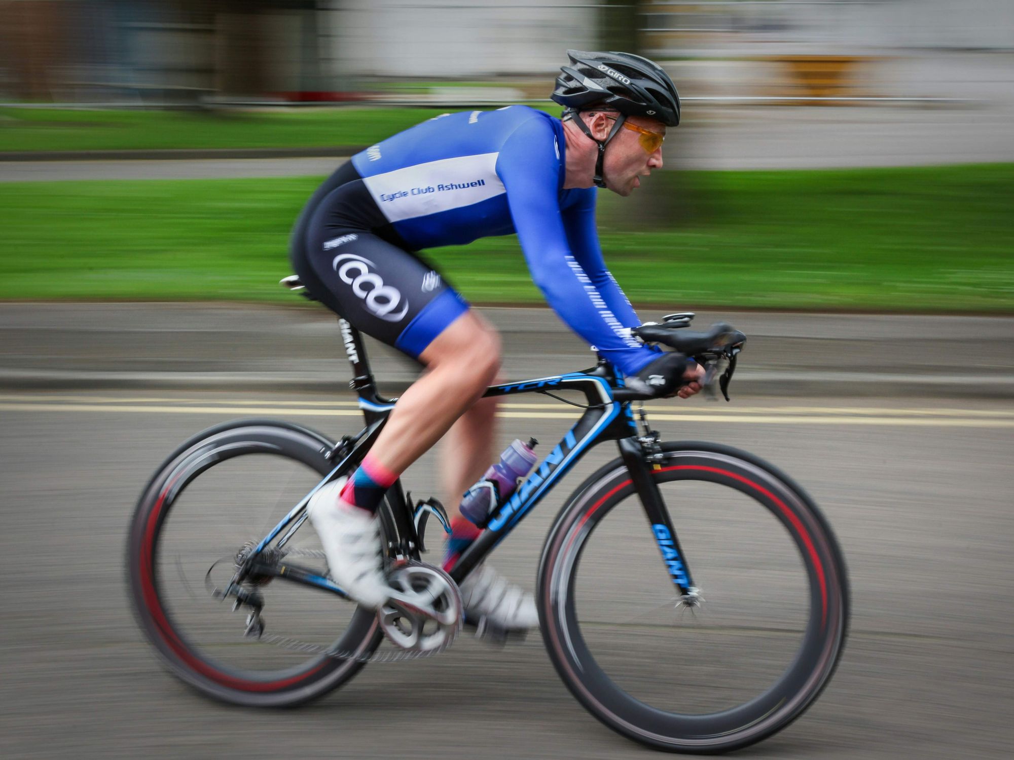 Man riding bicycle, cyclists